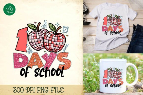 Apple 100 Days Graphics for Crafts