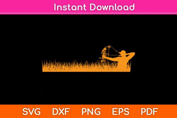 Archery Bow Deer Hunting SVG: Graphics for Crafts