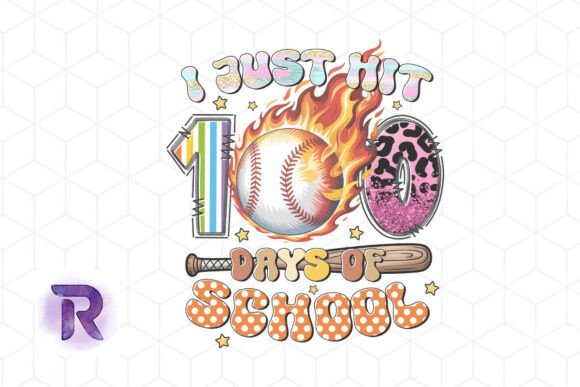 Celebrate 100 Days School Cool PNG Graphics