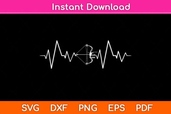 Heartbeat Archery Graphics for Crafts