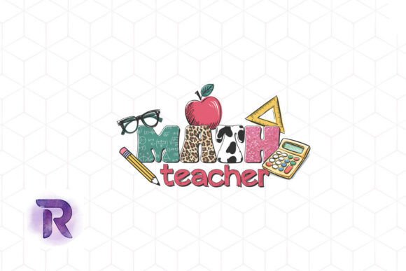 Math Teacher PNG: Graphics for Crafts