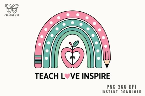 Retro Teacher Graphics for Crafts & Blogs