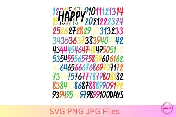 Review: Happy 100 Days Graphics for Crafts
