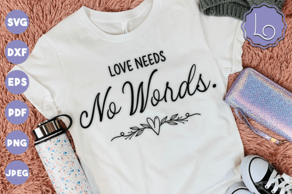 Review: Love Needs No Words SVG for Embroidery