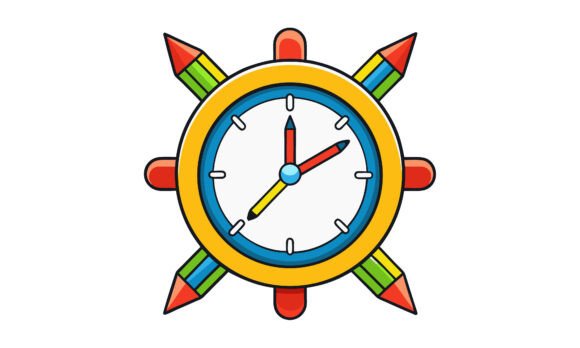 School Time Graphics for Crafts