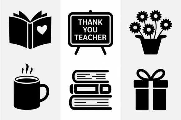 Teacher Graphics for Crafts & Branding