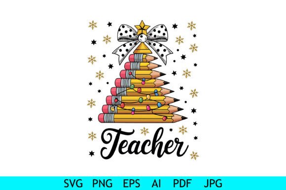 Teacher Pencil Tree: Graphics for Crafts