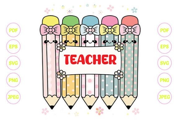 Teacher Vector Design: Graphics for Crafts
