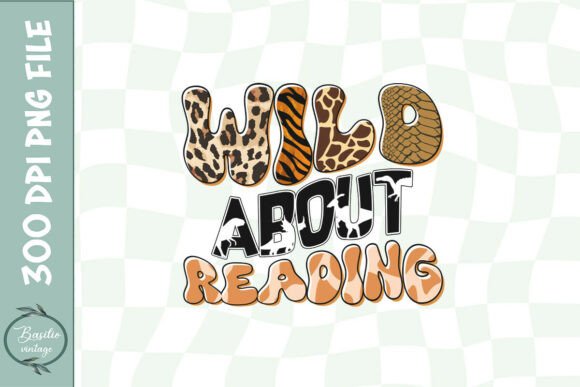 Wild About Reading PNG: Graphics for Crafts