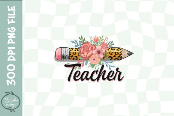 Wild Pilot Floral Leopard Graphics for Crafts